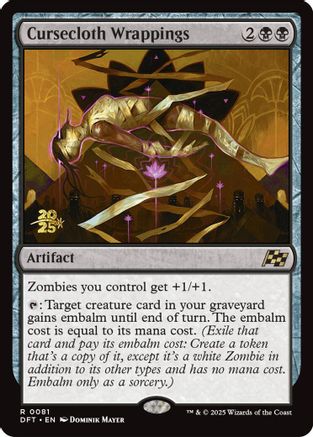 Cursecloth Wrappings (PRE-081) - Prerelease Cards Foil