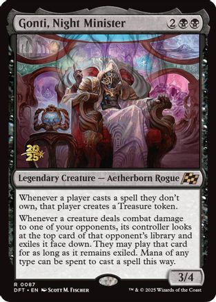 Gonti, Night Minister (PRE-087) - Prerelease Cards Foil