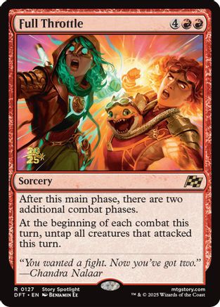 Full Throttle (PRE-127) - Prerelease Cards Foil