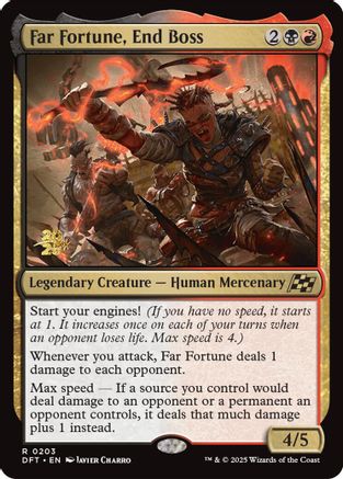 Far Fortune, End Boss (PRE-203) - Prerelease Cards Foil