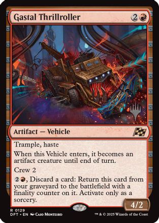 Gastal Thrillroller (PPDFT-129) - Promo Pack: Aetherdrift Foil