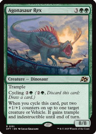 Agonasaur Rex (PPDFT-151) - Promo Pack: Aetherdrift Foil