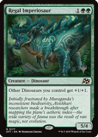 Regal Imperiosaur (PPDFT-177) - Promo Pack: Aetherdrift