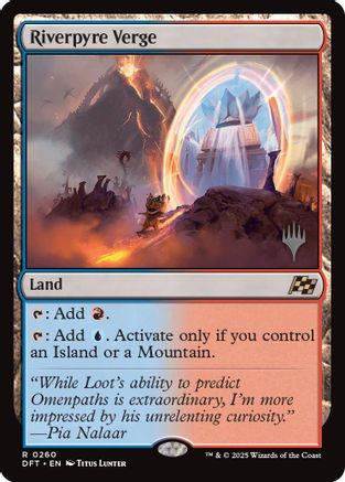 Riverpyre Verge (PPDFT-260) - Promo Pack: Aetherdrift Foil