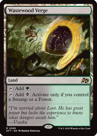 Wastewood Verge (PPDFT-268) - Promo Pack: Aetherdrift Foil