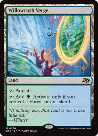 Willowrush Verge (PPDFT-270) - Promo Pack: Aetherdrift Foil
