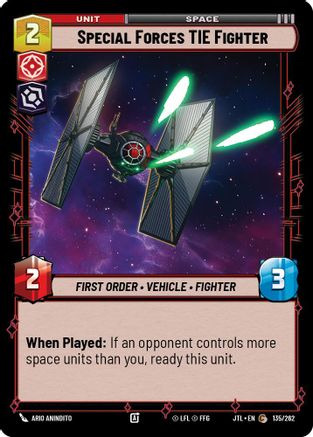 Special Forces TIE Fighter (135/262) - Jump to Lightspeed