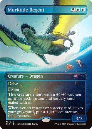 Murktide Regent (Rainbow Foil) [Secret Lair Drop Series]