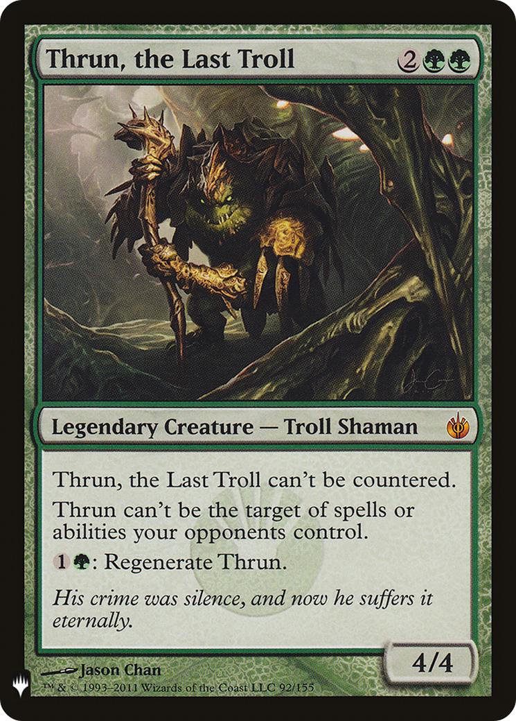 Thrun, the Last Troll (LIST-092) - The List