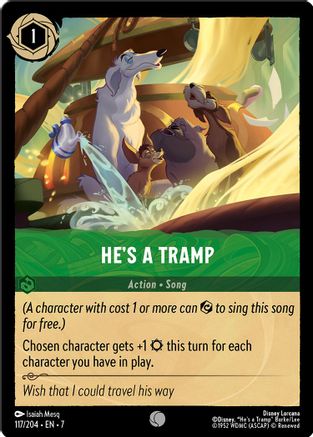 He's a Tramp (117/204) - Archazias Island Cold Foil