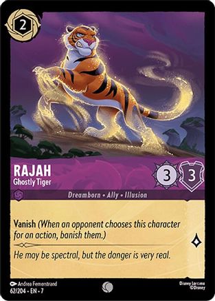 Rajah - Ghostly Tiger (62/204) - Archazias Island Cold Foil