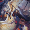 Serra Faithkeeper // Serra Faithkeeper (AMOM-007) - March of the Machine Art Series (Borderless)