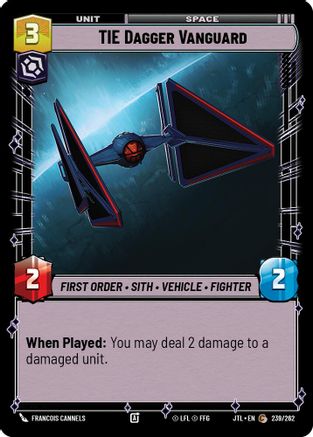 TIE Dagger Vanguard (239/262) - Jump to Lightspeed