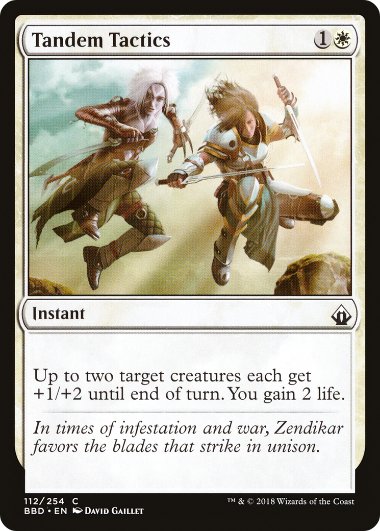 Tandem Tactics (BBD-112) - Battlebond Foil