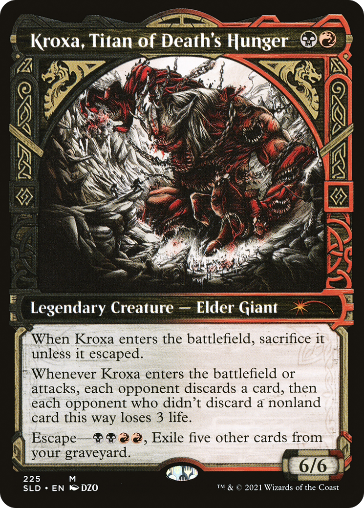 Kroxa, Titan of Death's Hunger (SLD-225) - Secret Lair Drop: (Showcase)