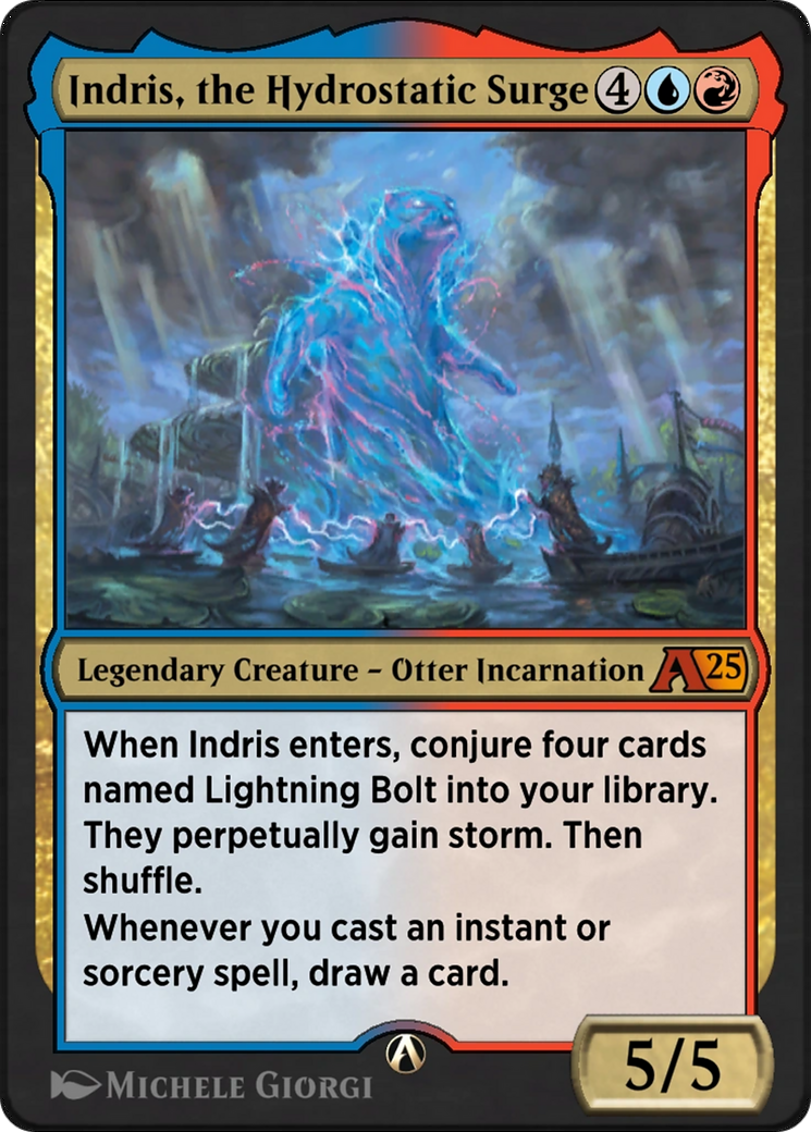 Indris, the Hydrostatic Surge (YBLB-025) - Alchemy: Bloomburrow