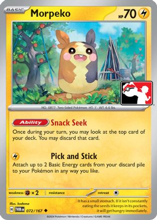 Morpeko (072/167) - 072-167 [Prize Pack Series Six]