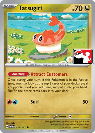 Tatsugiri (131/167) [Prize Pack Series Six]