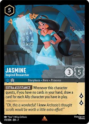 Jasmine - Inspired Researcher (173/204) - Archazias Island Cold Foil