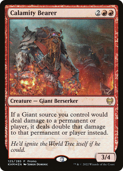 Calamity Bearer (MEDIA-125★) - Kaldheim Promos Foil