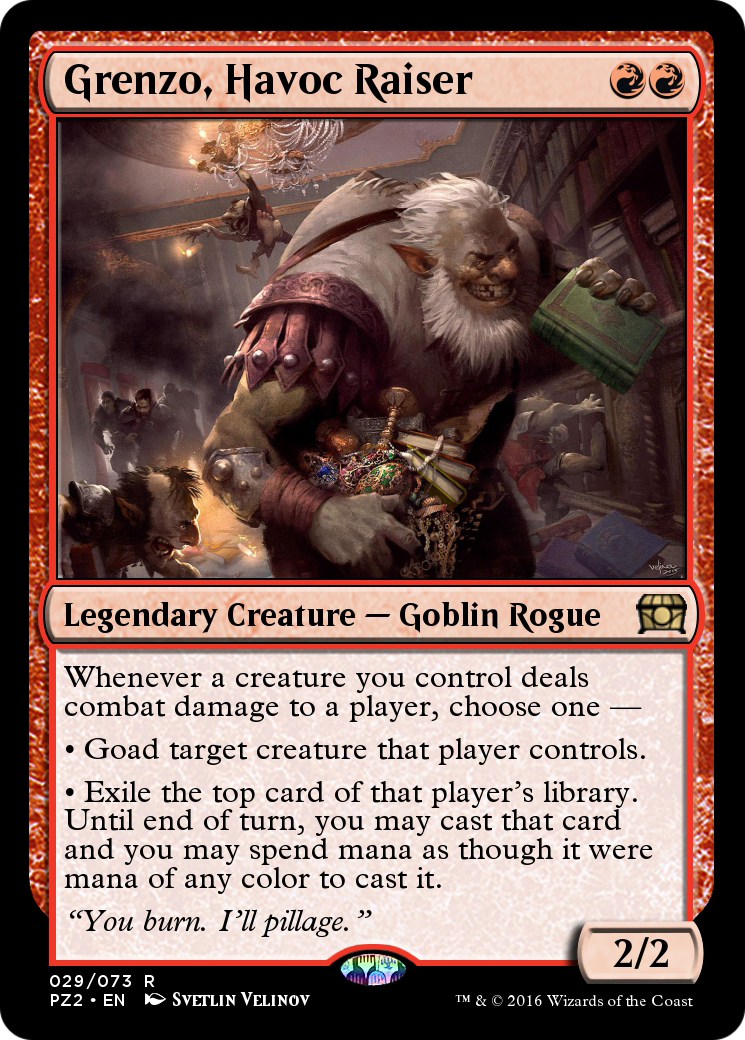 Grenzo, Havoc Raiser (PZ2-029) - Treasure Chest Foil