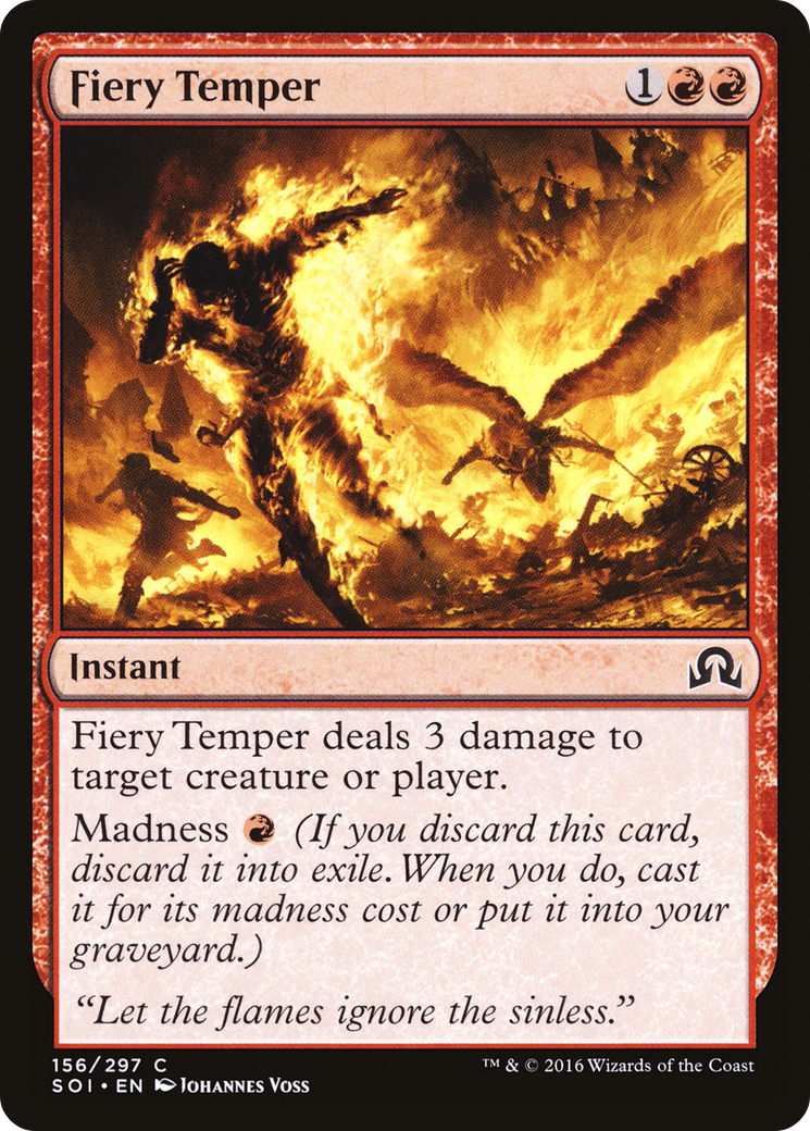 Fiery Temper (SOI-156) - Shadows over Innistrad