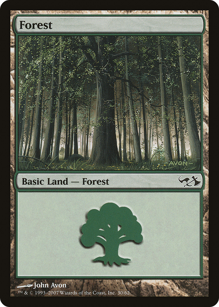 Forest (30) (EVG-030) - Duel Decks: Elves vs. Goblins