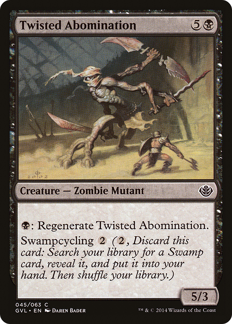 Twisted Abomination (DD3-) - Duel Decks Anthology: Garruk vs. Liliana