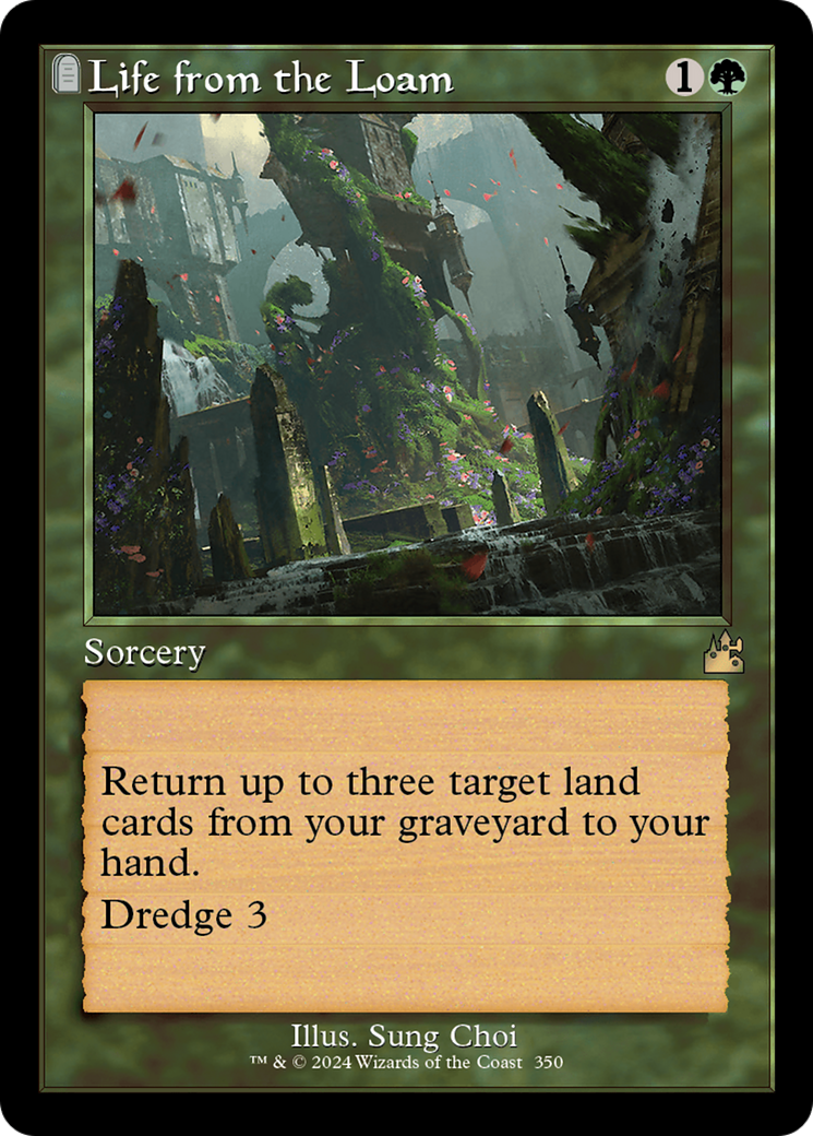 Life from the Loam (Retro Frame) (RVR-350) - Ravnica Remastered: (tombstone) Foil