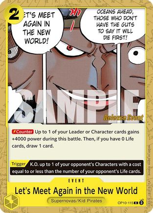 Let's Meet Again in the New World [Royal Blood Release Event Cards]