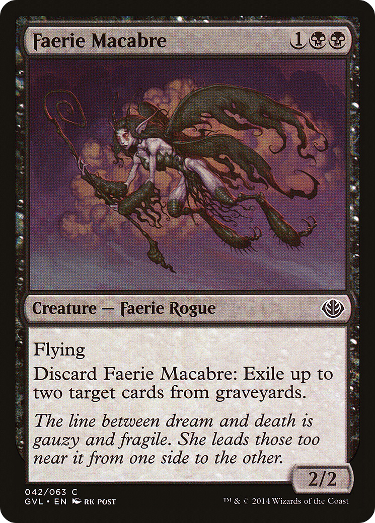Faerie Macabre (DD3-042) - Duel Decks Anthology: Garruk vs. Liliana