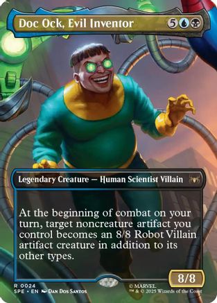 Doc Ock, Evil Inventor (Borderless) (SPE-024) - Marvel's Spider-Man: Eternal-Legal