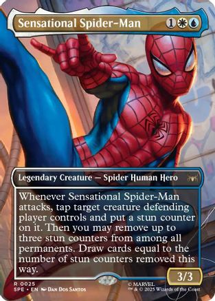 Sensational Spider-Man (Borderless) (SPE-025) - Marvel's Spider-Man: Eternal-Legal