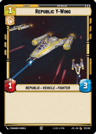 Republic Y-Wing (212/262) - Jump to Lightspeed