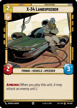 X-34 Landspeeder (214/262) - Jump to Lightspeed