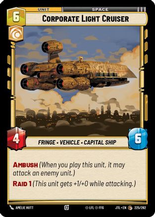 Corporate Light Cruiser (225/262) - Jump to Lightspeed