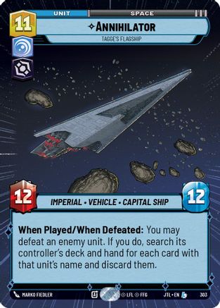 Annihilator - Tagge's Flagship (Hyperspace) (303) - Jump to Lightspeed