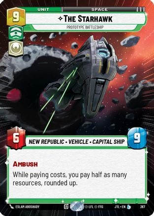 The Starhawk - Prototype Battleship (Hyperspace) (367) - Jump to Lightspeed