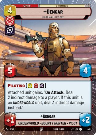 Dengar - Crude and Slovenly (Hyperspace) (401) - Jump to Lightspeed