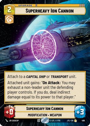 Superheavy Ion Cannon (Hyperspace) (489) - Jump to Lightspeed
