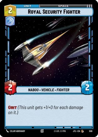 Royal Security Fighter (Foil) (559) - Jump to Lightspeed Foil