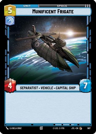 Munificent Frigate (Foil) (567) - Jump to Lightspeed Foil