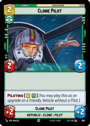 Clone Pilot (Foil) (606) - Jump to Lightspeed Foil