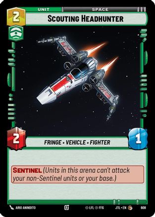 Scouting Headhunter (Foil) (608) - Jump to Lightspeed Foil