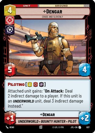 Dengar - Crude and Slovenly (Foil) (637) - Jump to Lightspeed Foil
