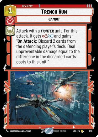 Trench Run (Foil) (654) - Jump to Lightspeed Foil
