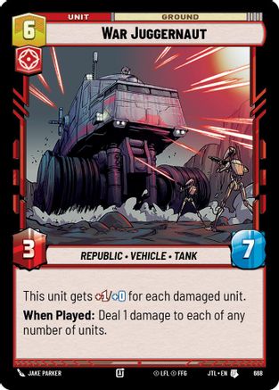 War Juggernaut (Foil) (668) - Jump to Lightspeed Foil