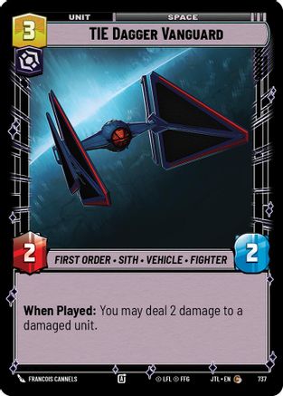 TIE Dagger Vanguard (Foil) (737) - Jump to Lightspeed Foil