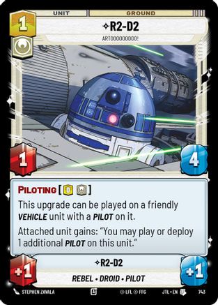 R2-D2 - Artooooooooo! (Foil) (743) - Jump to Lightspeed Foil