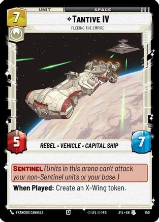 Tantive IV - Fleeing the Empire (Foil) (750) - Jump to Lightspeed Foil